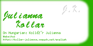 julianna kollar business card